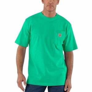 Carhartt Green Loose Fit Workwear T-shirt size small